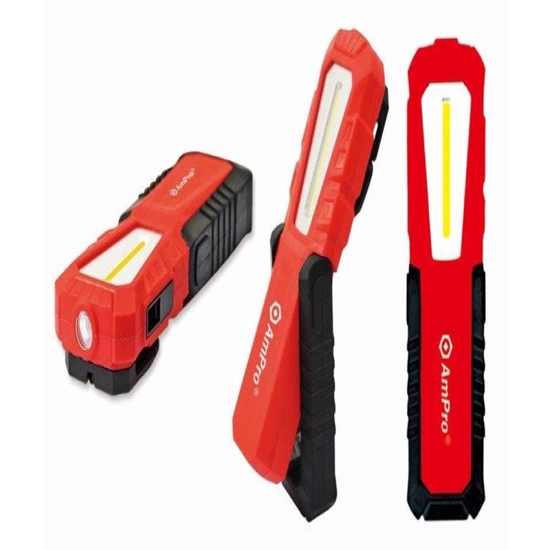 Usb Rechargeable Cob Led Work & Flashlight AMPRO T24069