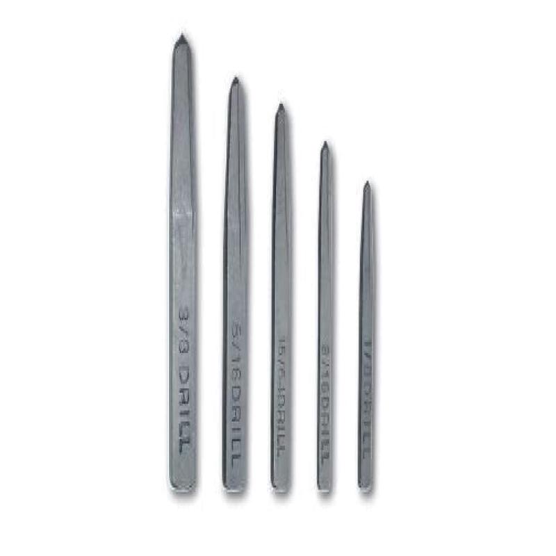 5Pc Industrial Screw Extractor Set AMPRO T73148