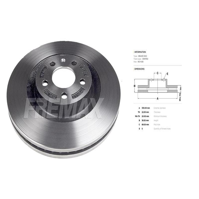 Brake Disc Audi A4 A5 A6 A7 A8 Q5 Q7 (Rear Vented)