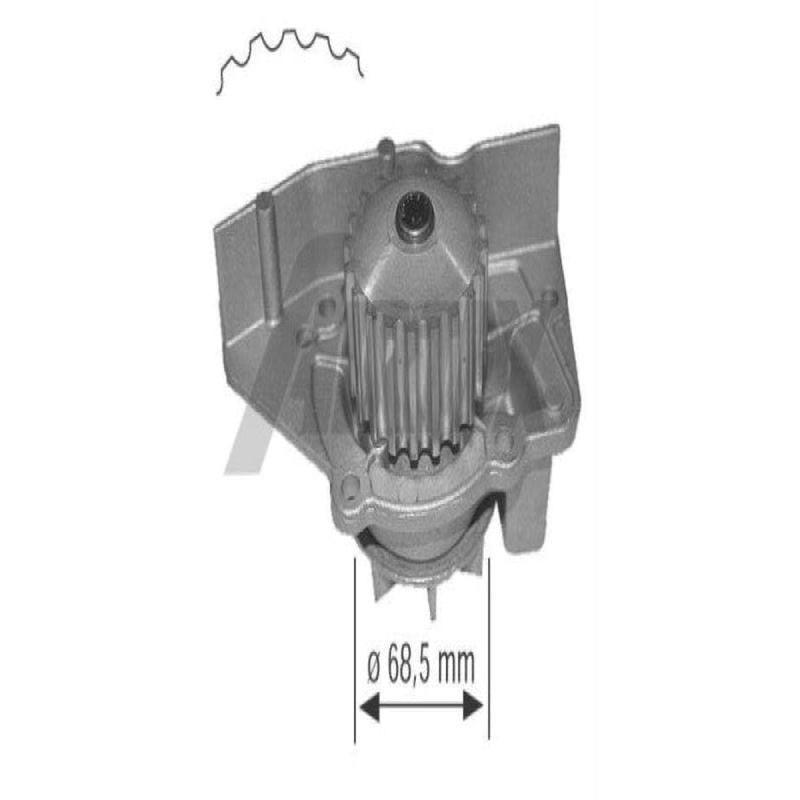 Water Pump Fiat Xu10J2C (1361)